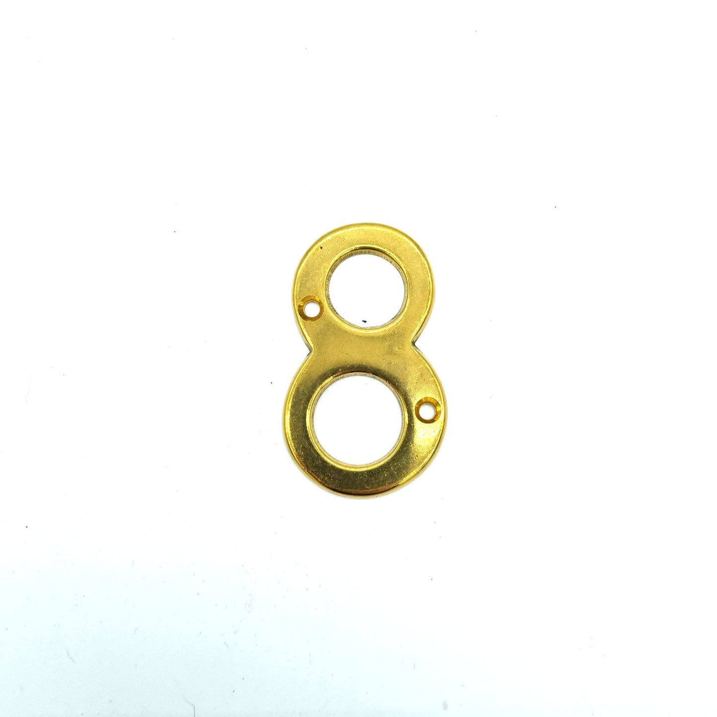 2210-8 Numero civico in ottone lucido - Numeri civici