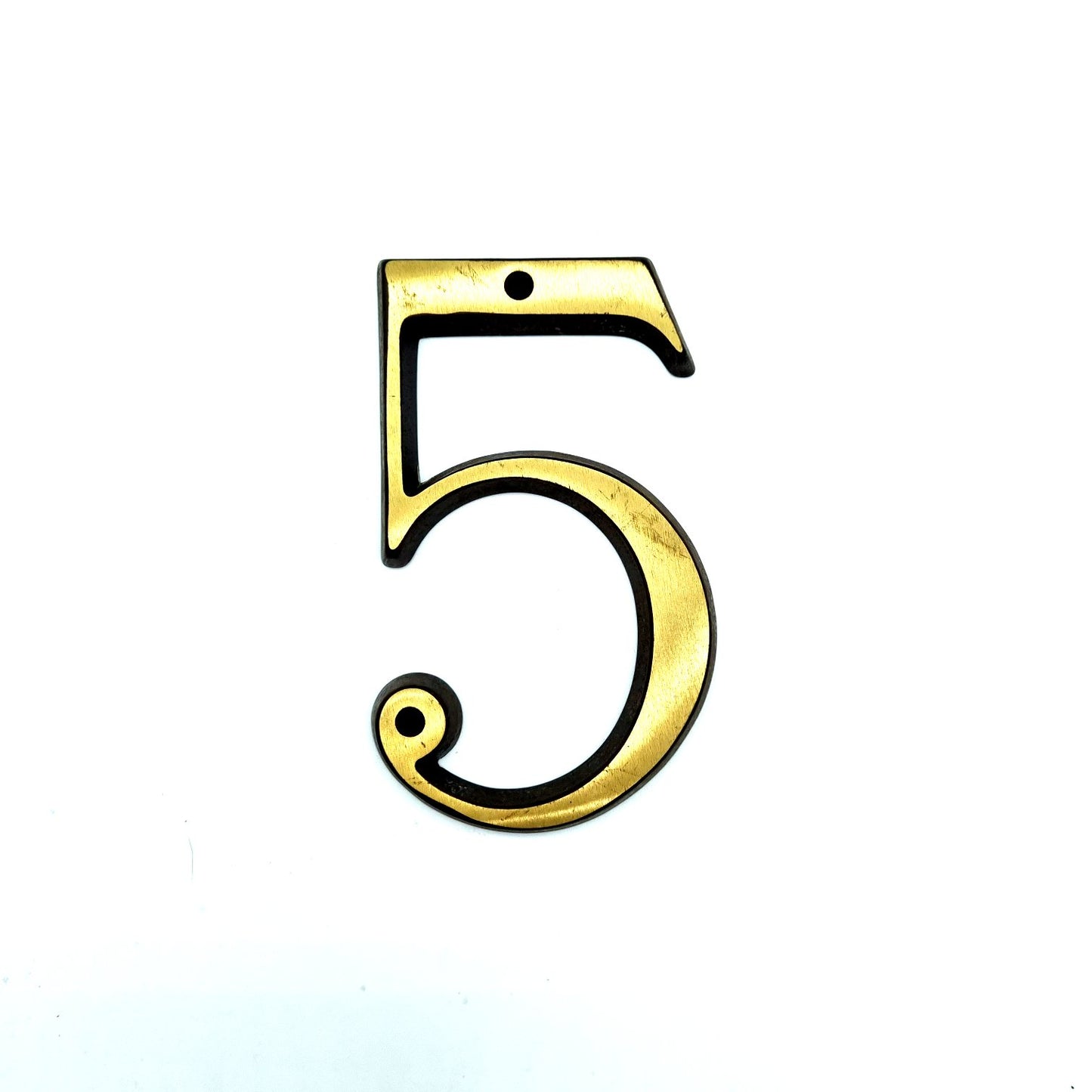 2210-5GR Numero civico in fusione di ottone - Numeri civici