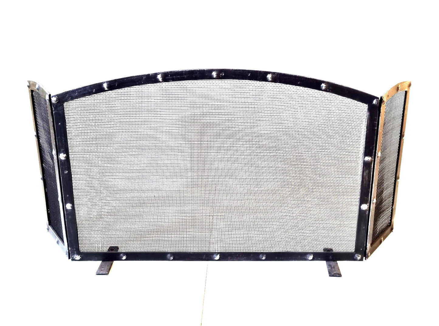 6344 Parascintille per camino in ferro battuto - Schermo camino