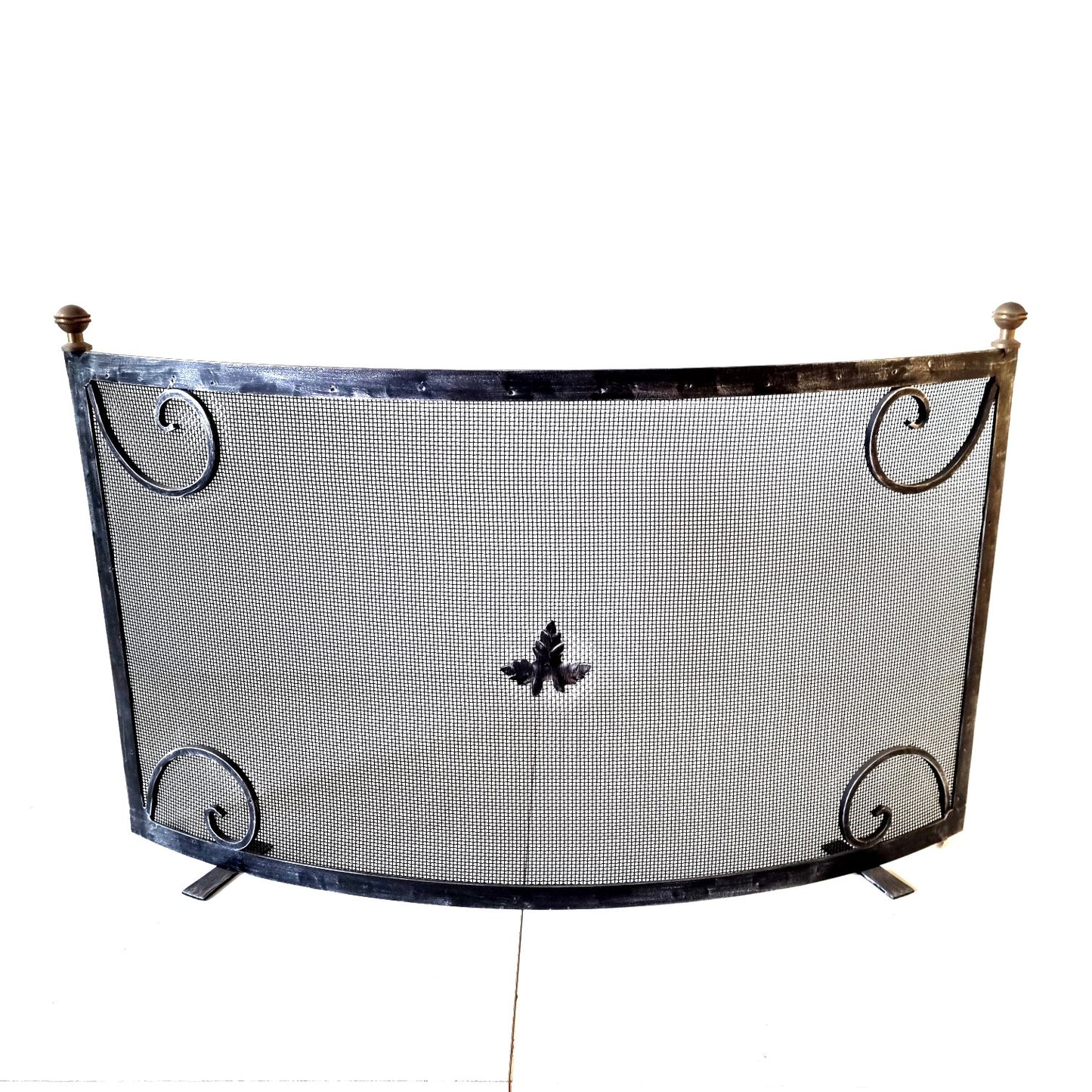 6349 Parascintille per camino in ferro battuto - Schermo camino