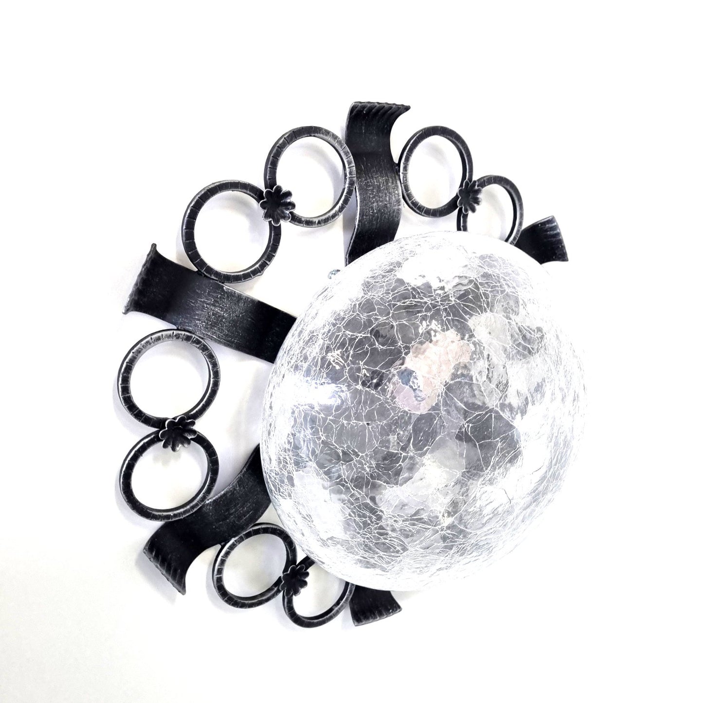 8414 Plafoniera in ferro battuto