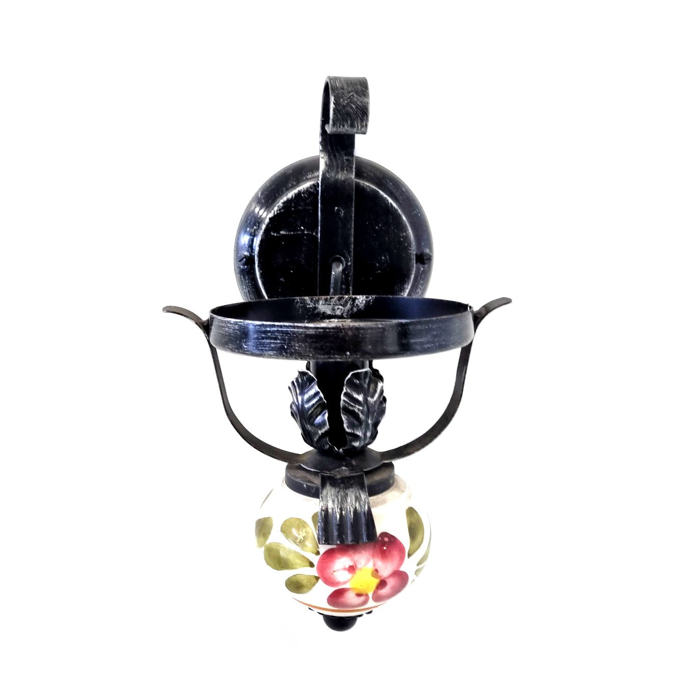 8014 Applique in ferro battuto a 1 luce