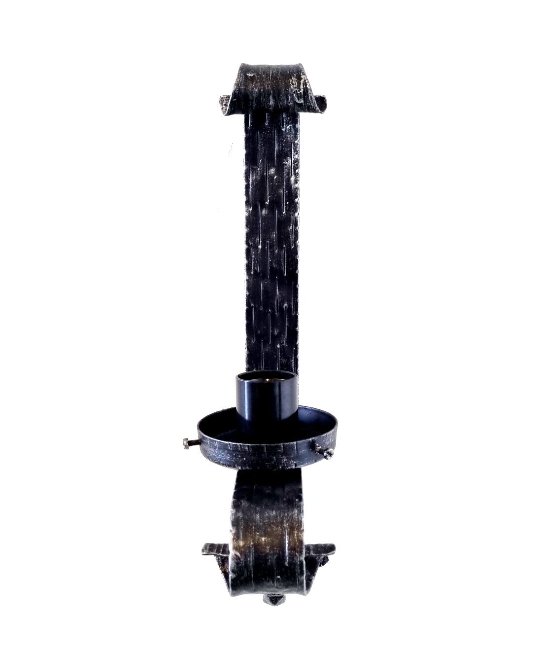 8046 Applique in ferro battuto a 1 luce
