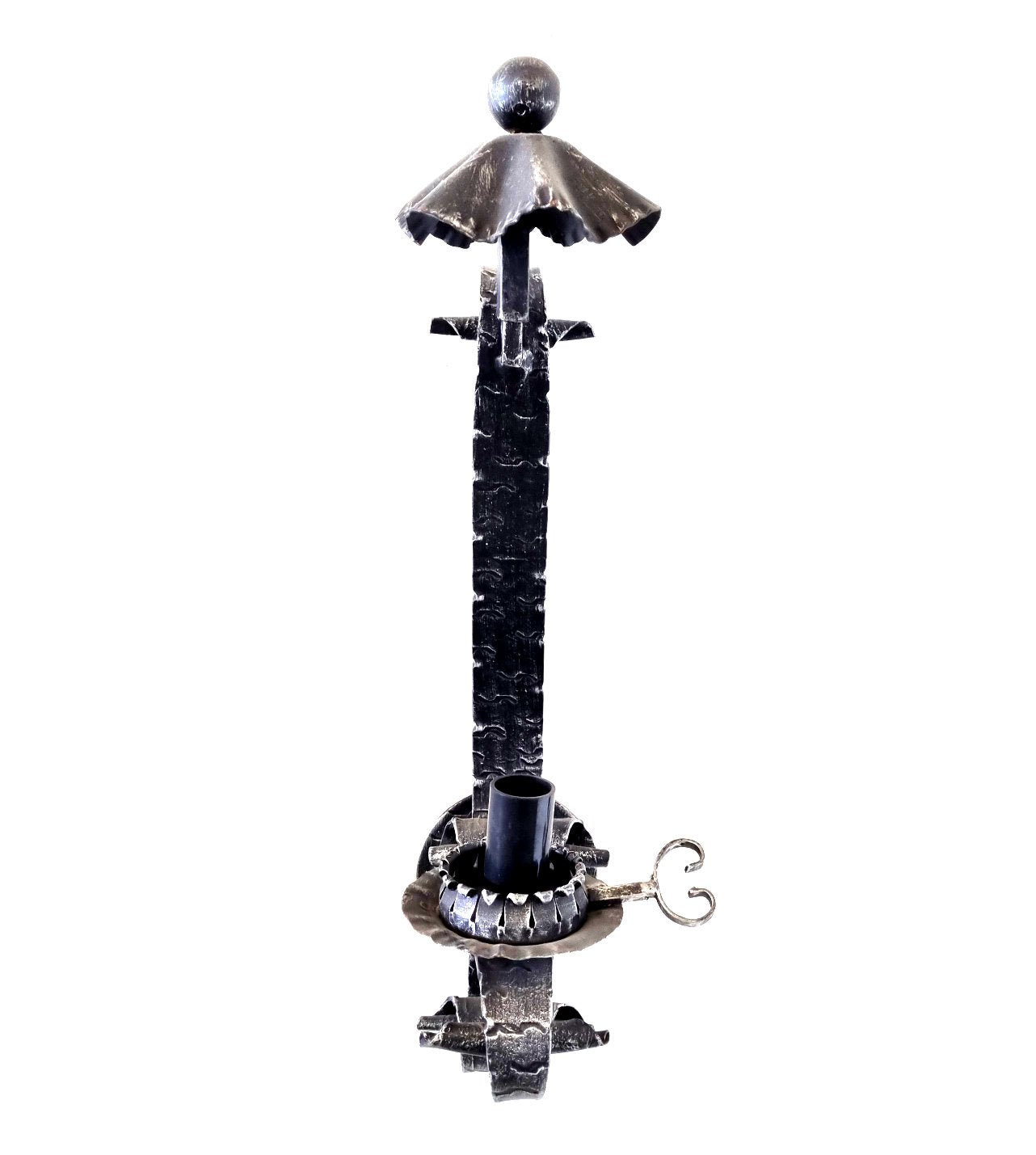 8049 Applique in ferro battuto a 1 luce