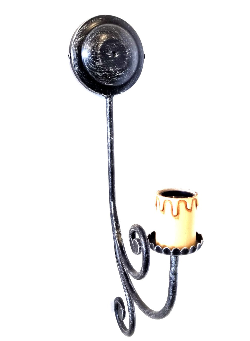 8108 Applique in ferro battuto a 1 luce