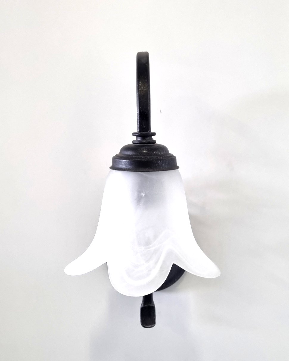 8152 Applique in ferro battuto a 1 luce