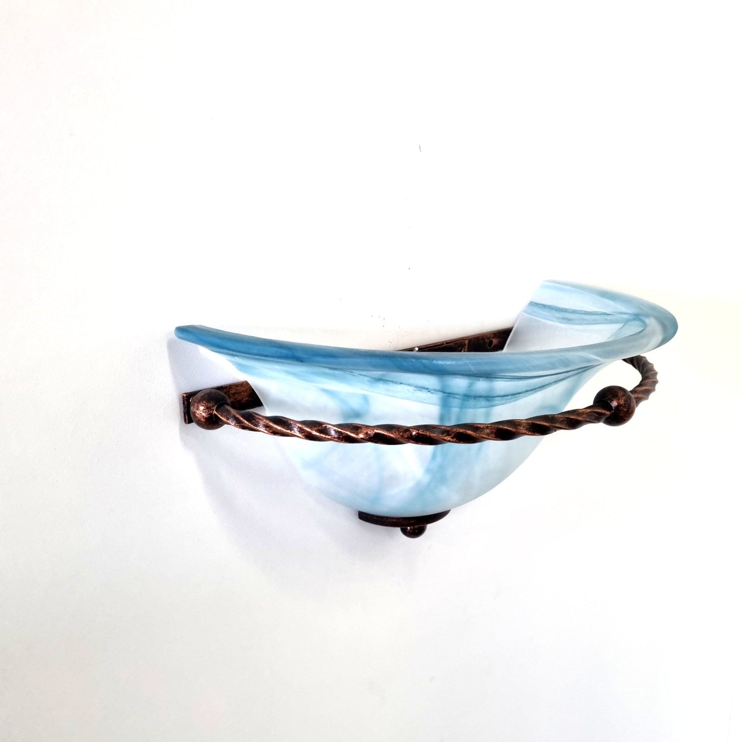 8153 Applique in ferro battuto a 1 luce