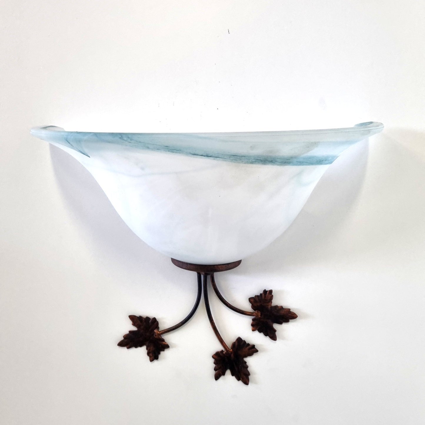 8193 Applique in ferro battuto a 1 luce