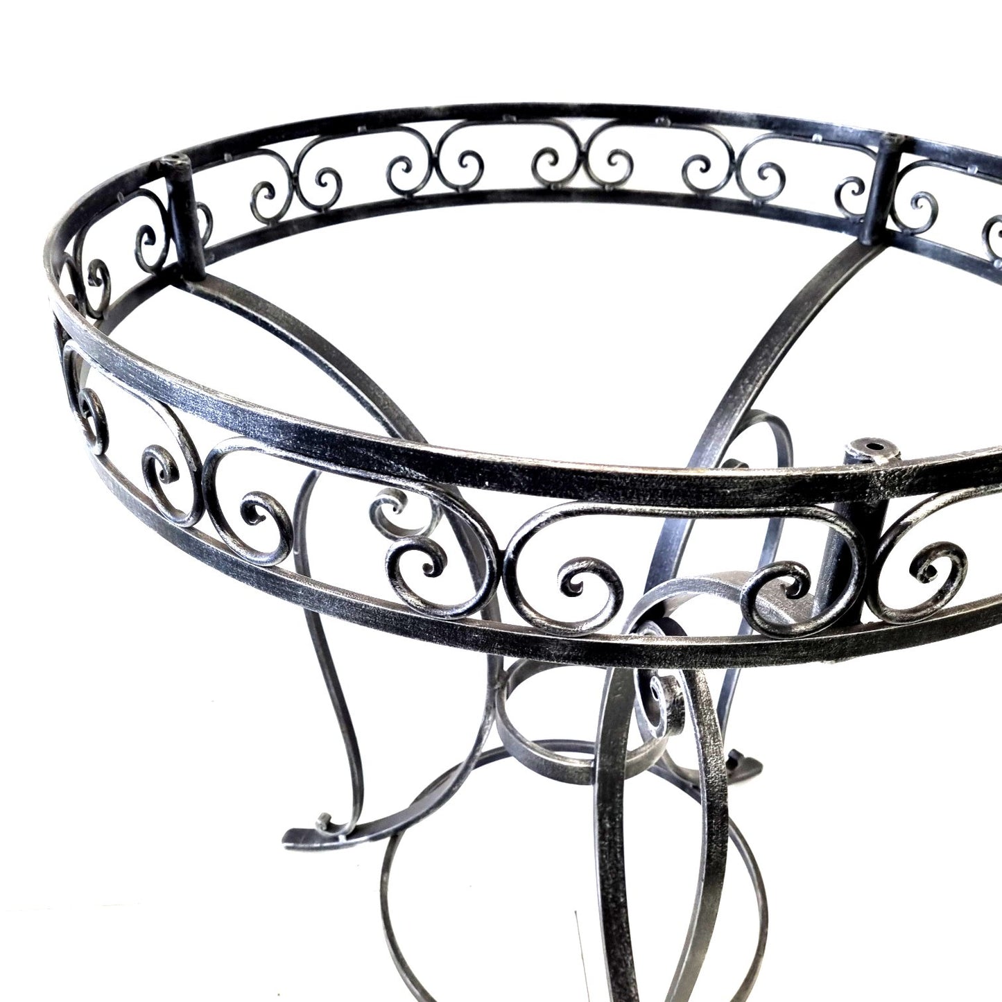 6961 Tavolo ferro battuto - Base tavolo in ferro