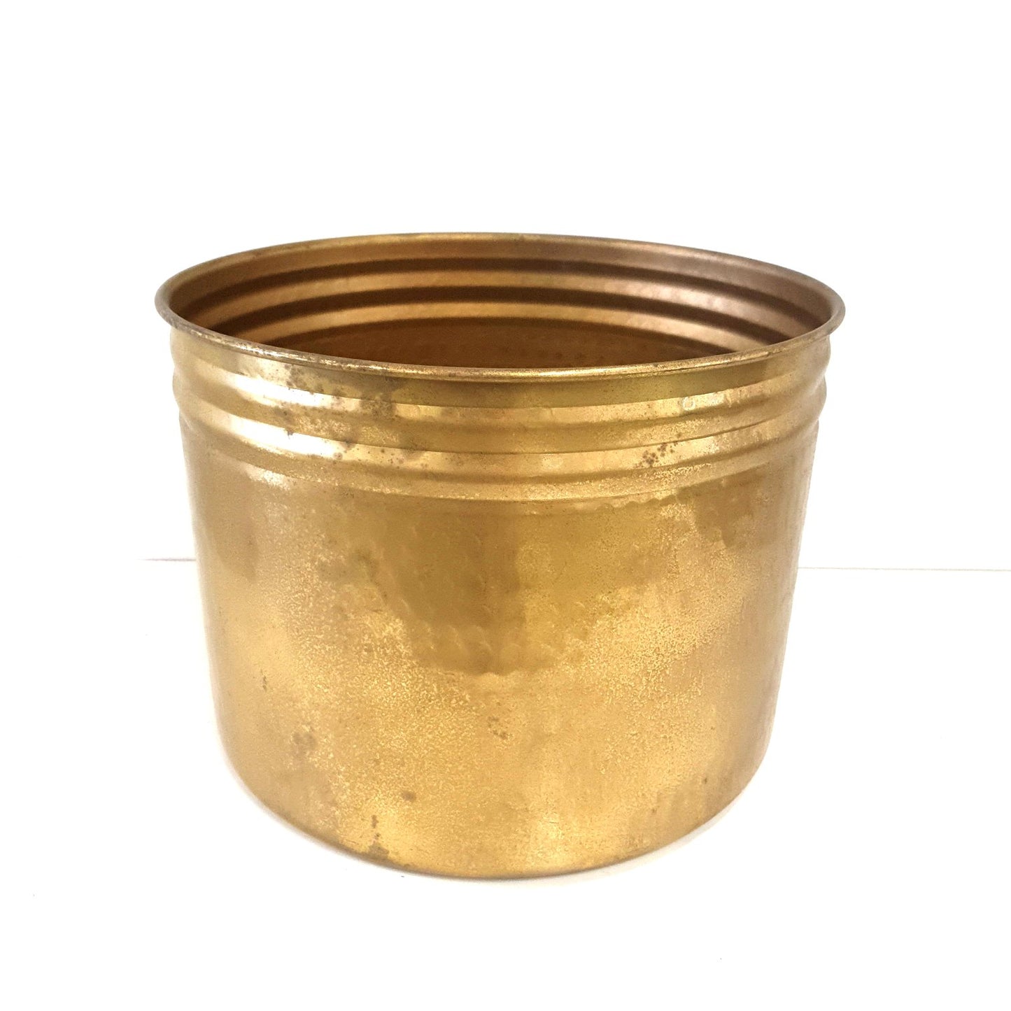 OTTV1 Portavaso in ottone verniciato oro - Portavaso decorativo