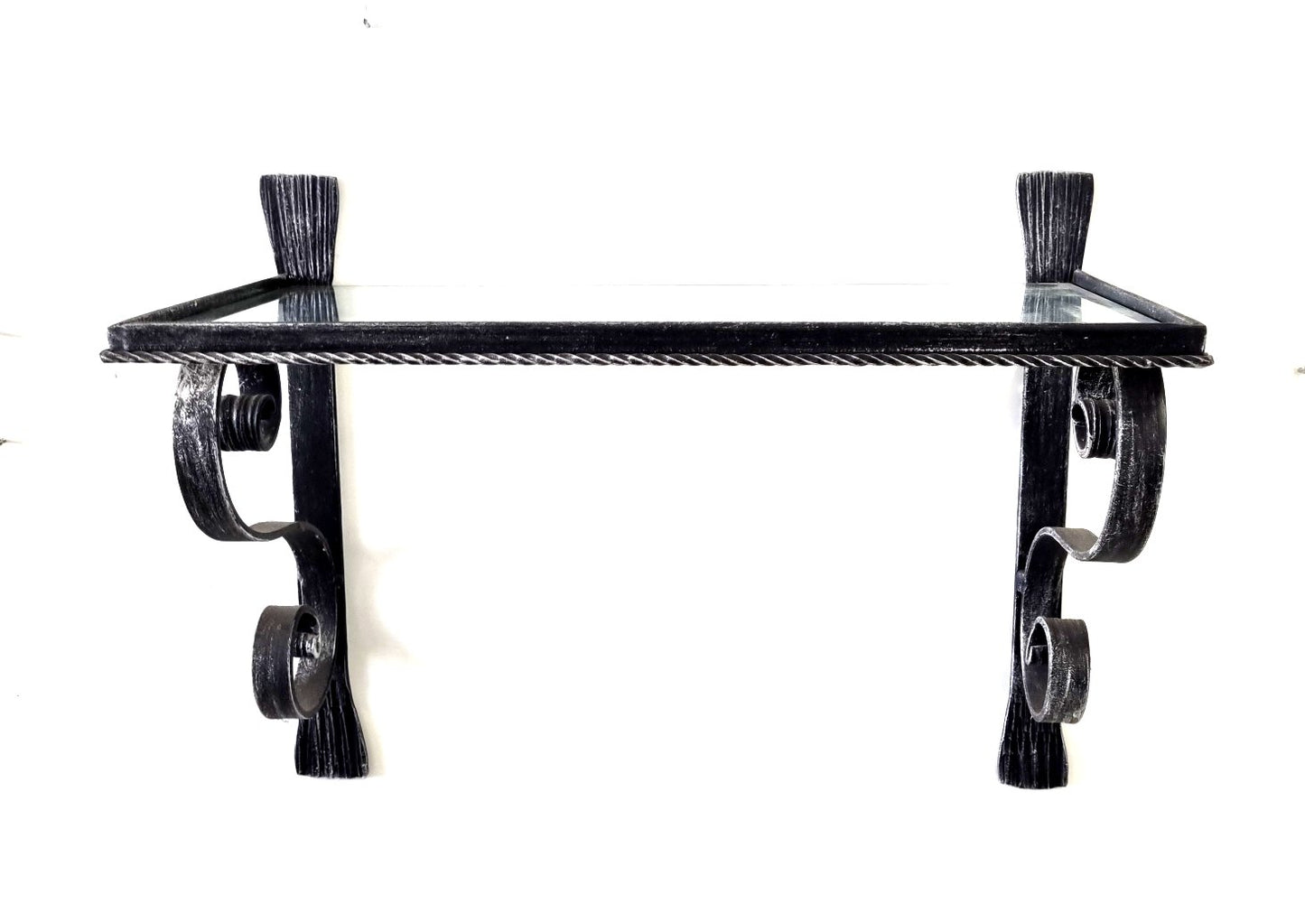 6864 Consolle ferro battuto - Consolle a parete