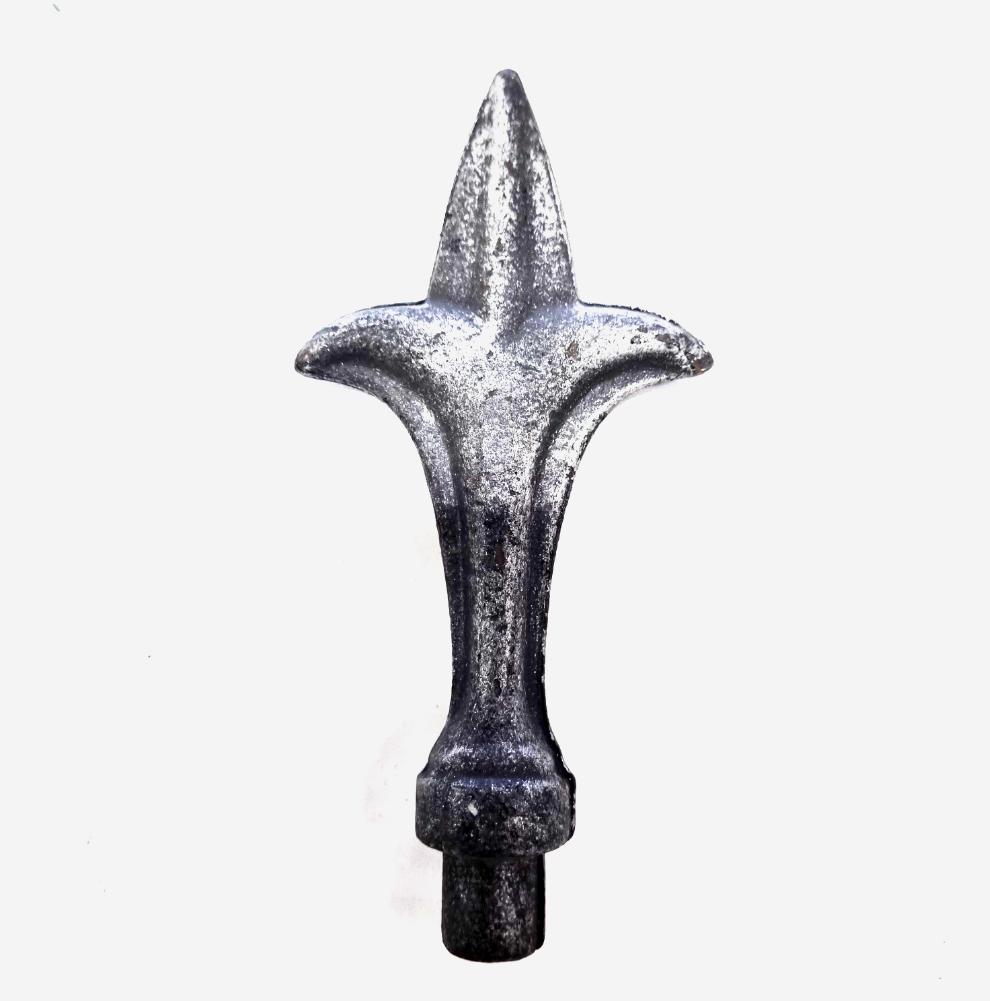 4110-155 Lancia foglia base tonda finitura ringhiere e cancelli