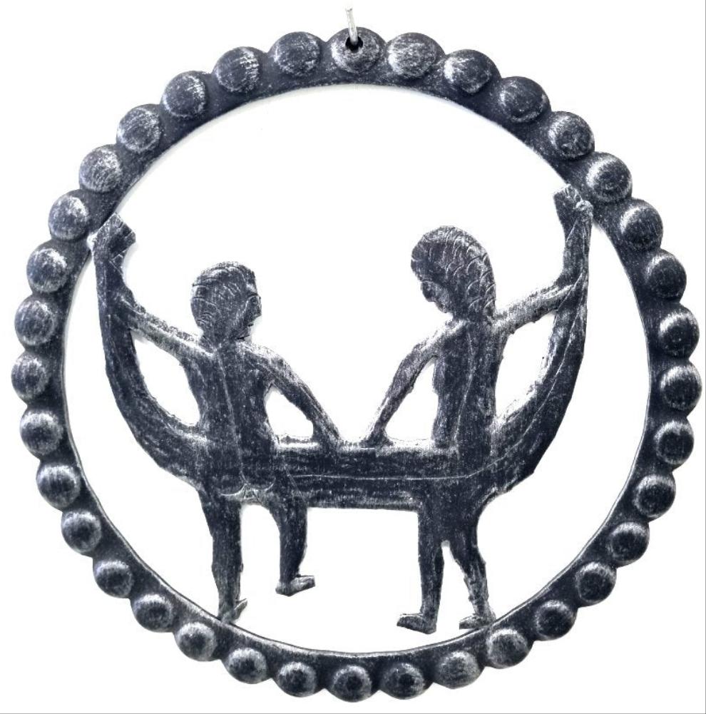 6208 Segno Zodiacale Gemelli in Ferro Battuto