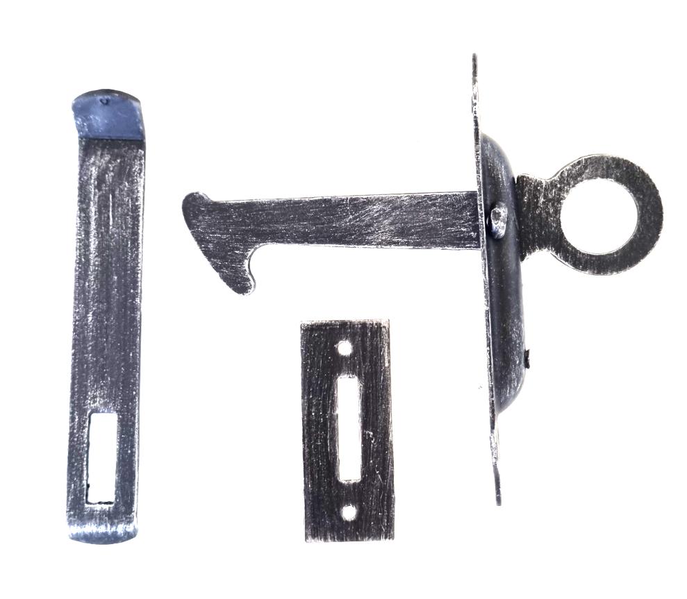 2915 Chiavistello di Sicurezza con Fermaporta in Ferro Battuto