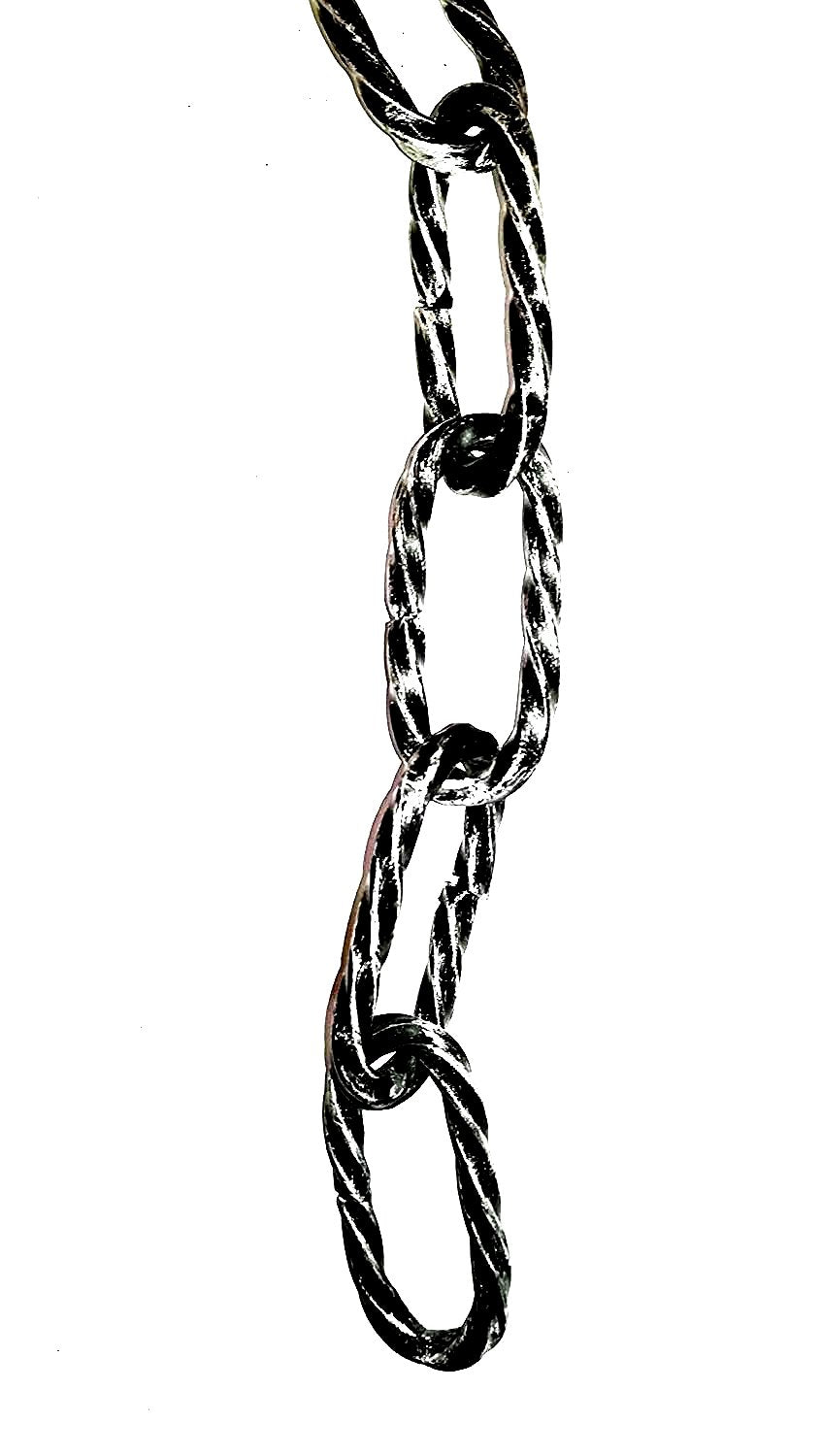 Fabbro Zino ferro battuto artistico - Catena ad elica con anelli Fabbro Zino ferro battuto artistico - Catena ad elica con anelli