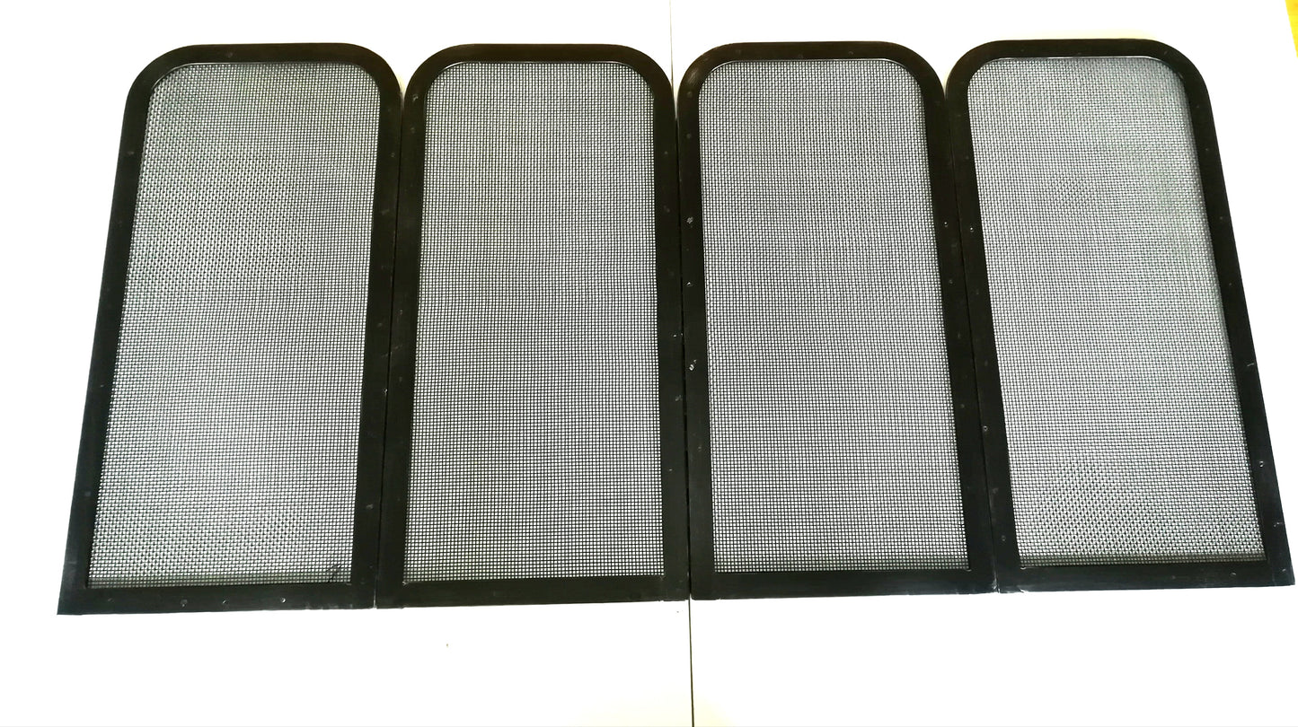 6332 Parascintille per camino in ferro battuto - Schermo camino