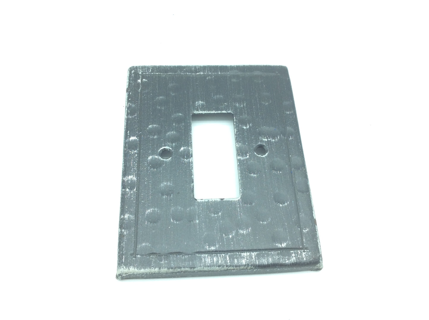 2152-1 Placca interruttore in ferro - 1 Foro - Copri interruttore