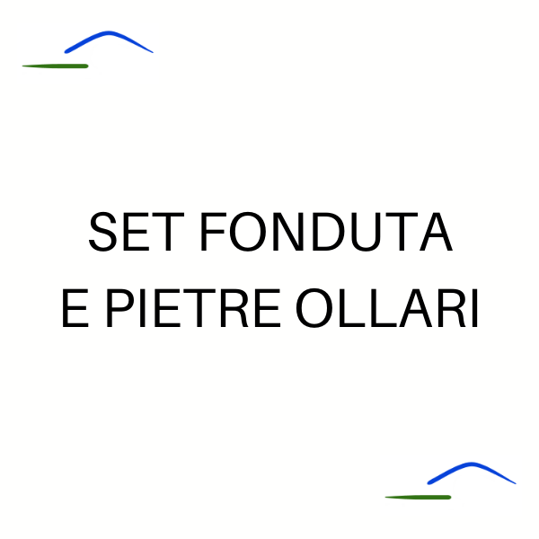 Set fonduta - Pietra ollare