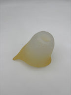 Vetro calla bianco sfumato oro