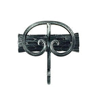 6658 Appendiabiti 1 posto in ferro battuto