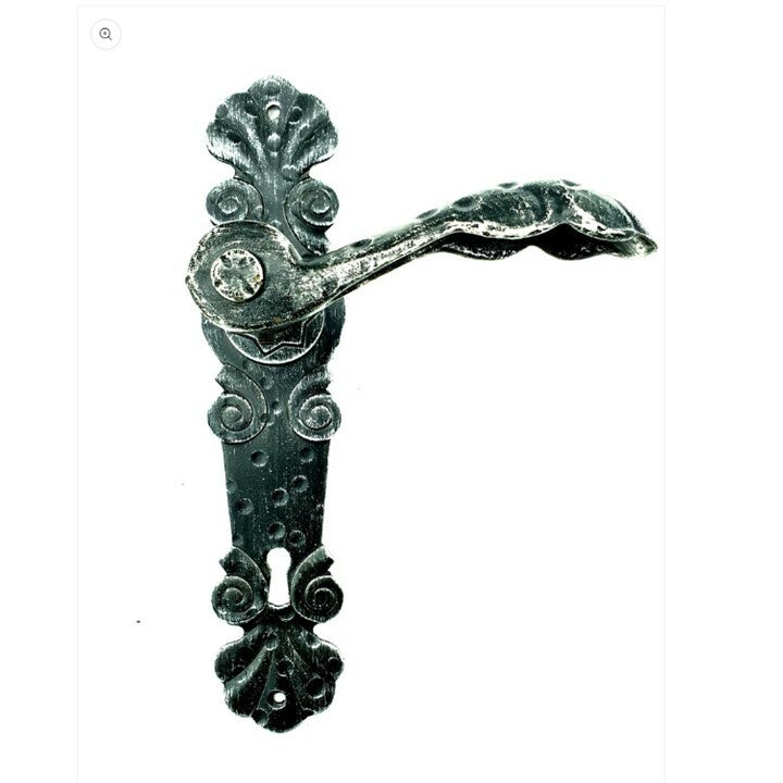 2022 Maniglia in Ferro Battuto per Porte su Placca.