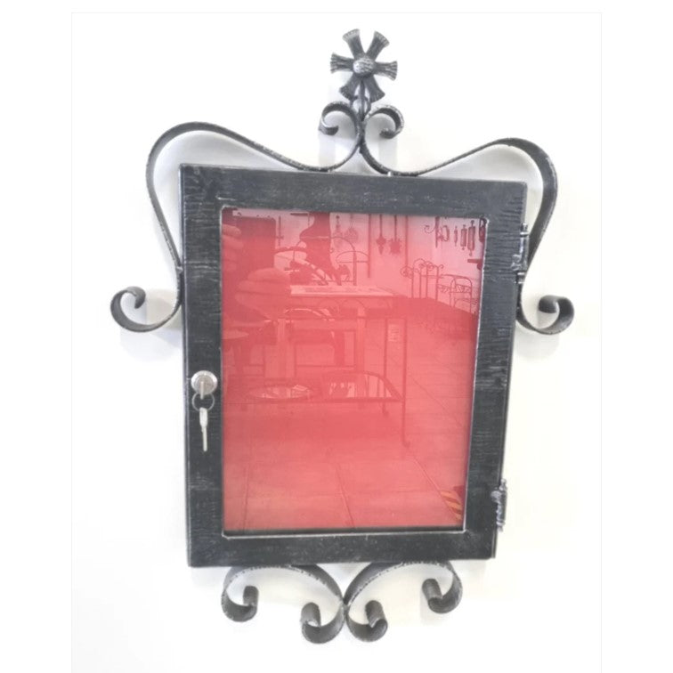 6028 PortaMenù in Ferro Battuto Artigianale.