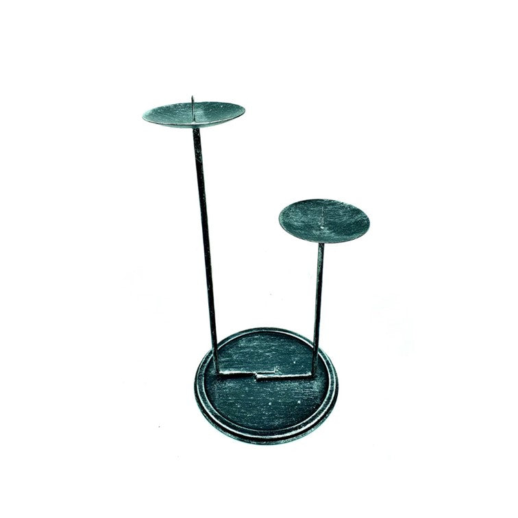 6182 Candeliere in ferro battuto - Portacandele