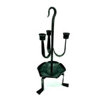 6187 Candeliere in ferro battuto - Portacandele