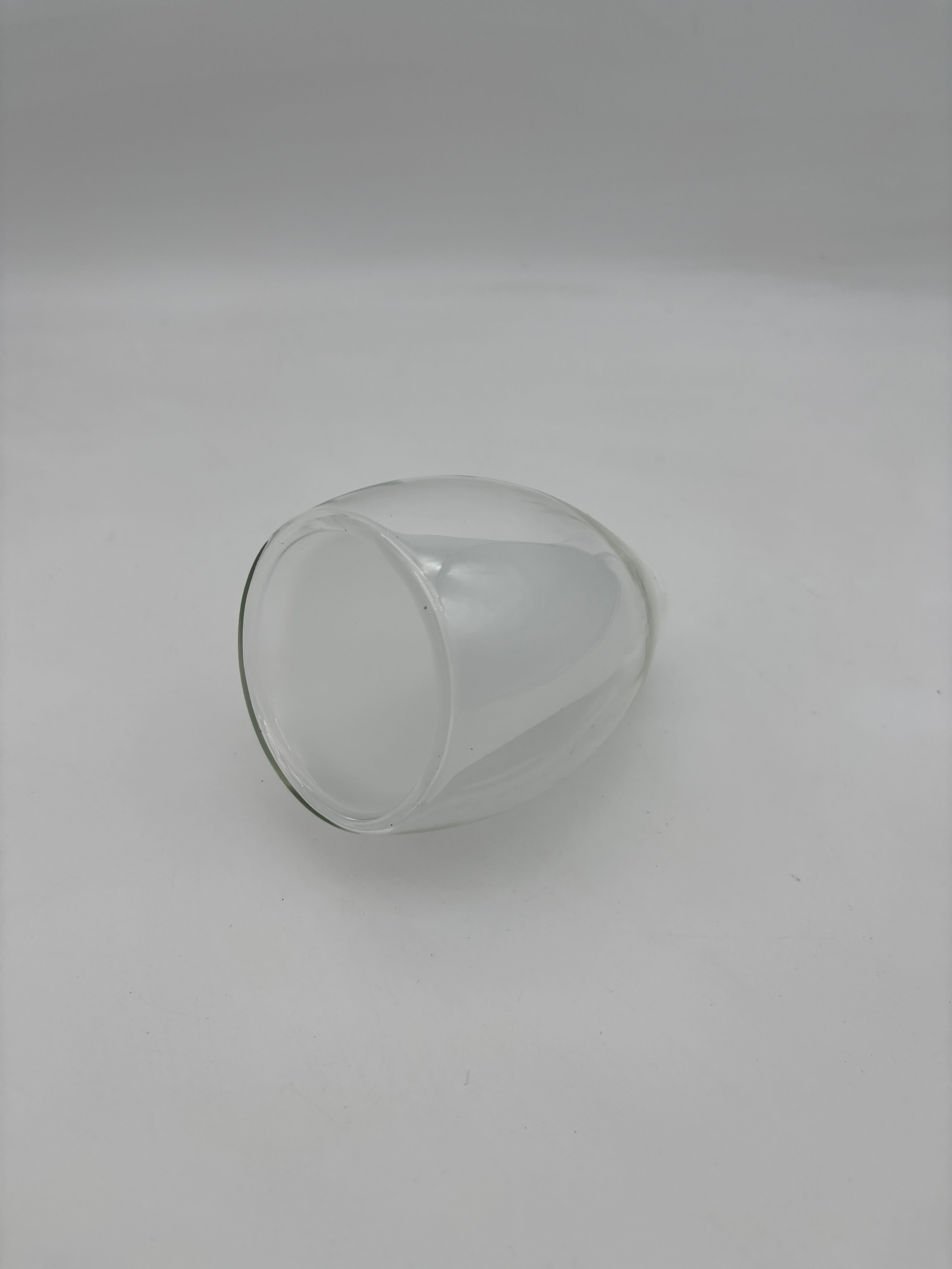 Vetro doppio lungo satinato e trasparente