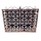 6233 Armadietto Portabottiglie in ferro battuto - Armadietto Porta bottiglie da vino