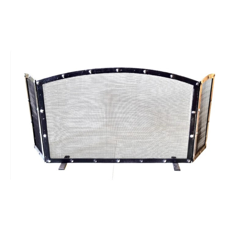 6344 Parascintille per camino in ferro battuto - Schermo camino