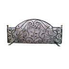 6367 Parascintille per camino in ferro battuto - Schermo camino