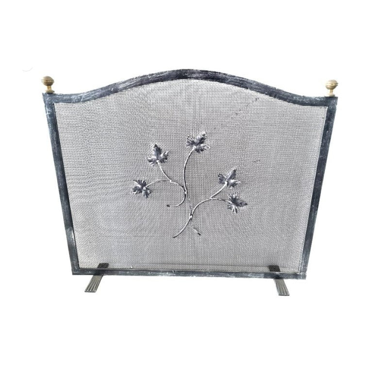 6369 Parascintille per camino in ferro battuto - Schermo camino