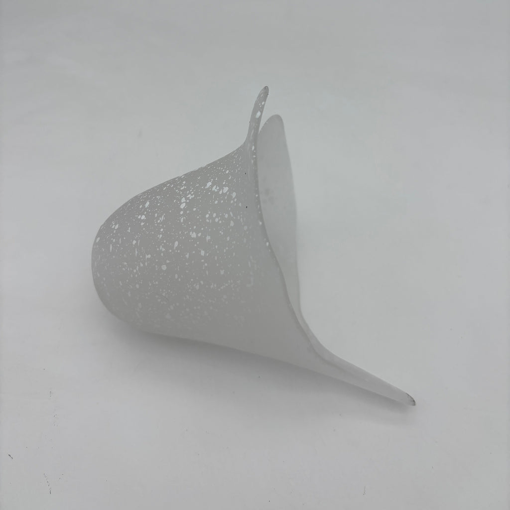 Vetro calla bianco scavo