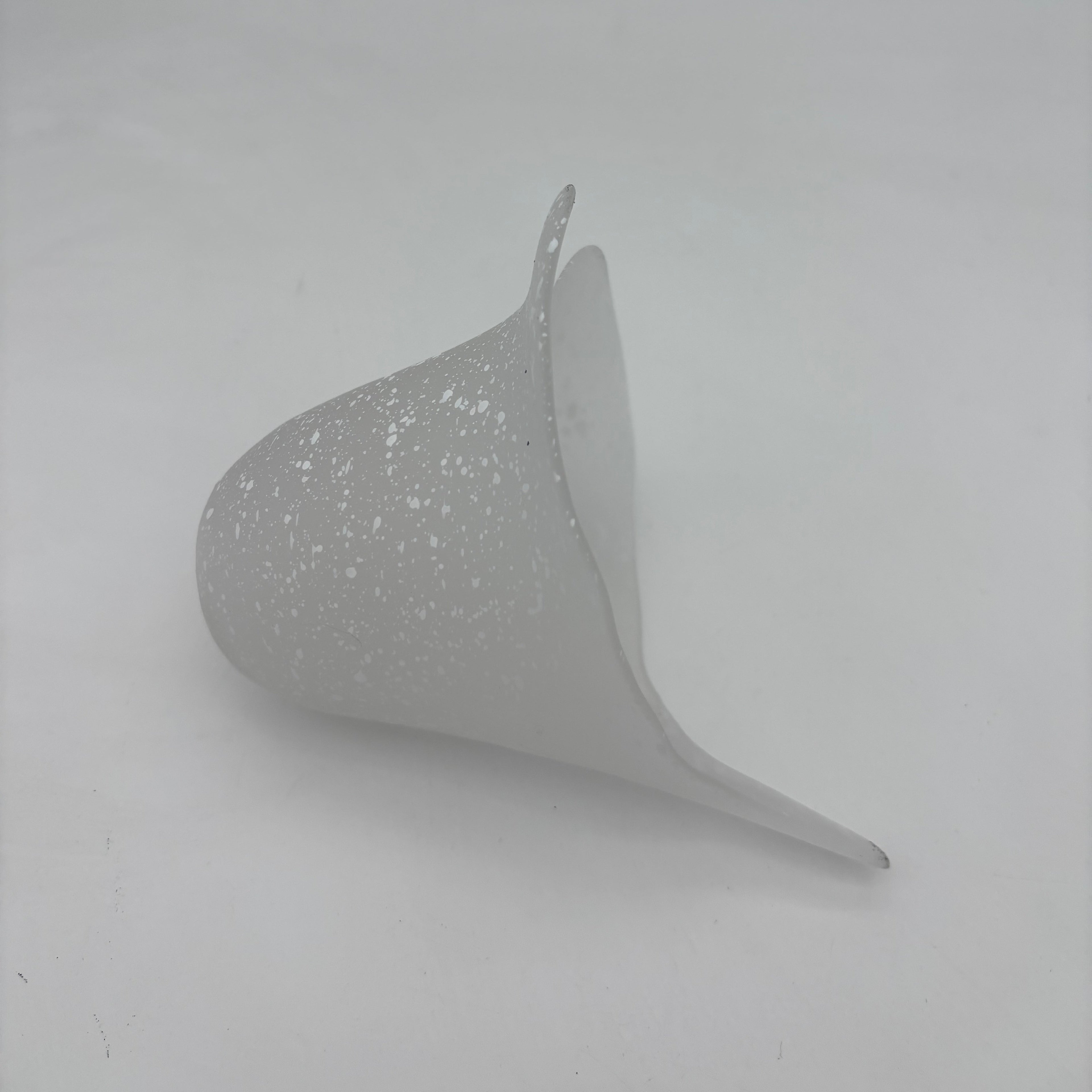 Vetro calla bianco scavo