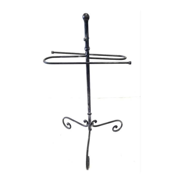 6643 Porta Asciugamani per Bagno in Ferro Battuto - Servomuto