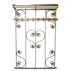 6809 Appendiabiti 8 posti in ferro battuto