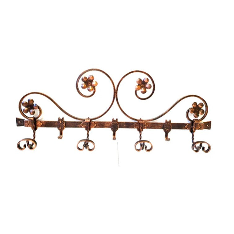 6810 Appendiabiti 4 posti in ferro battuto