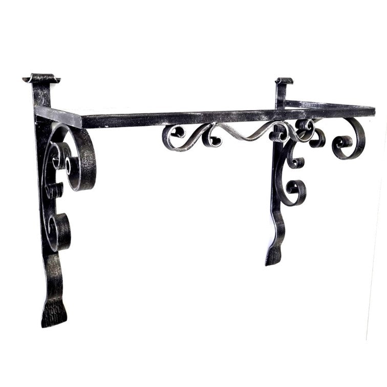 6839 Consolle ferro battuto - Consolle a parete