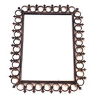 6843 Specchio in ferro battuto  - Specchiera