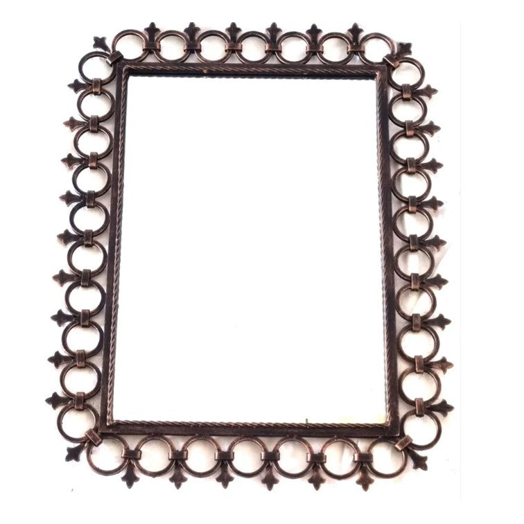 6843 Specchio in ferro battuto  - Specchiera