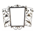 6848 Specchio in ferro battuto  - Specchiera