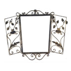 6848 Specchio in ferro battuto  - Specchiera