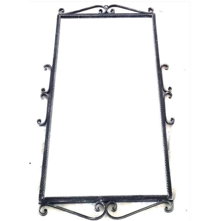 6857 Specchio in ferro battuto  - Specchiera