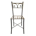 6905 Sedia in ferro battuto