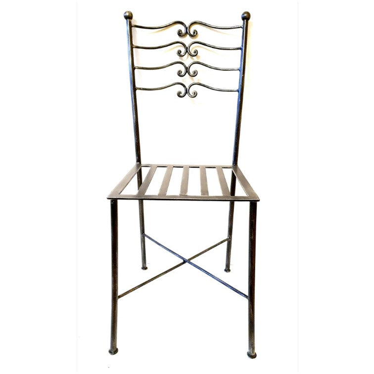 6907 Sedia in ferro battuto