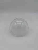 Vetro doppio tondo satinato e trasparente