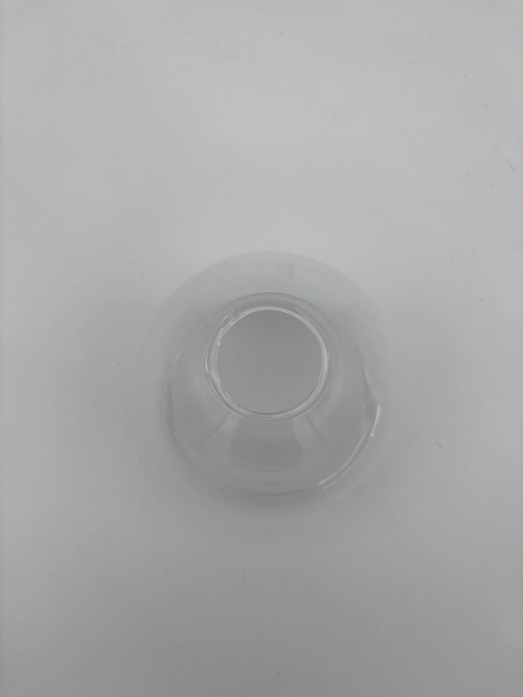 Vetro doppio tondo satinato e trasparente