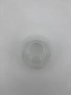 Vetro doppio tondo satinato e trasparente