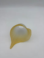 Vetro calla bianco sfumato oro